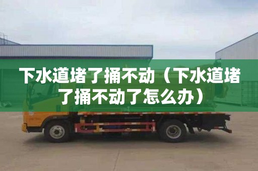 下水道堵了捅不动（下水道堵了捅不动了怎么办）