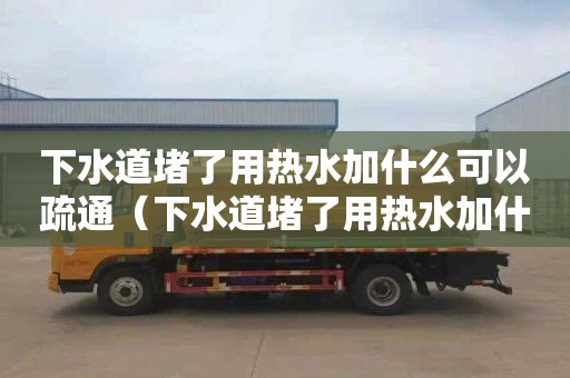 下水道堵了用热水加什么可以疏通（下水道堵了用热水加什么可以疏通呢）