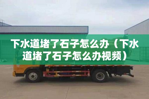 下水道堵了石子怎么办（下水道堵了石子怎么办视频）