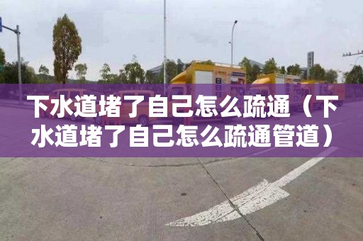 下水道堵了自己怎么疏通（下水道堵了自己怎么疏通管道）