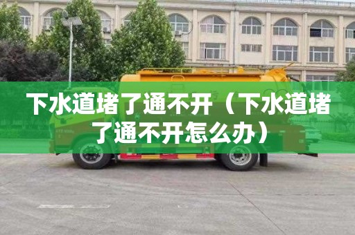 下水道堵了通不开（下水道堵了通不开怎么办）