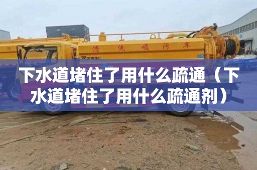 下水道堵住了用什么疏通（下水道堵住了用什么疏通剂）