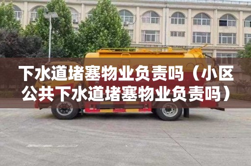 下水道堵塞物业负责吗（小区公共下水道堵塞物业负责吗）