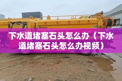 下水道堵塞石头怎么办（下水道堵塞石头怎么办视频）