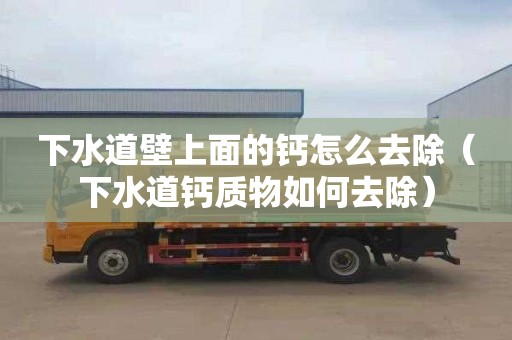 下水道壁上面的钙怎么去除（下水道钙质物如何去除）