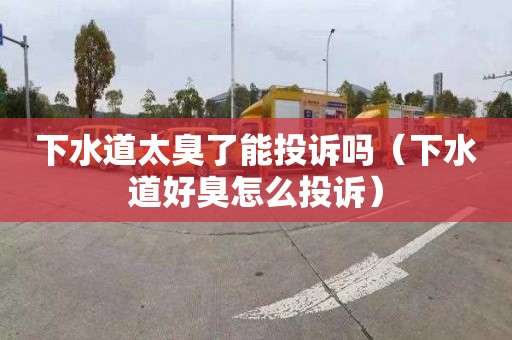 下水道太臭了能投诉吗（下水道好臭怎么投诉）
