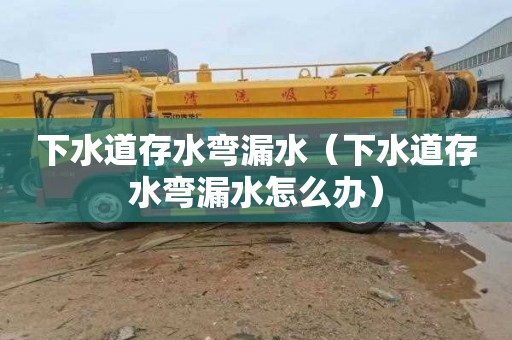 下水道存水弯漏水（下水道存水弯漏水怎么办）