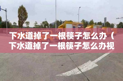 下水道掉了一根筷子怎么办（下水道掉了一根筷子怎么办视频）