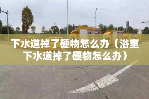 下水道掉了硬物怎么办（浴室下水道掉了硬物怎么办）