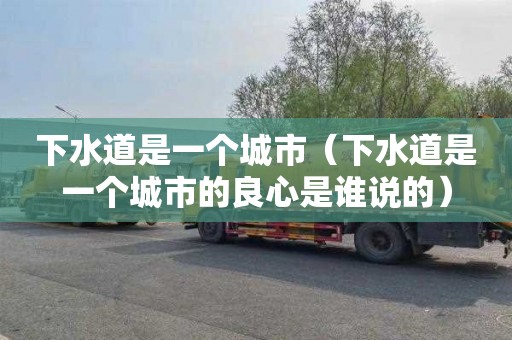 下水道是一个城市（下水道是一个城市的良心是谁说的）