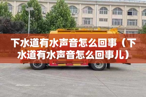 下水道有水声音怎么回事（下水道有水声音怎么回事儿）