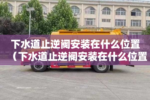 下水道止逆阀安装在什么位置（下水道止逆阀安装在什么位置好）
