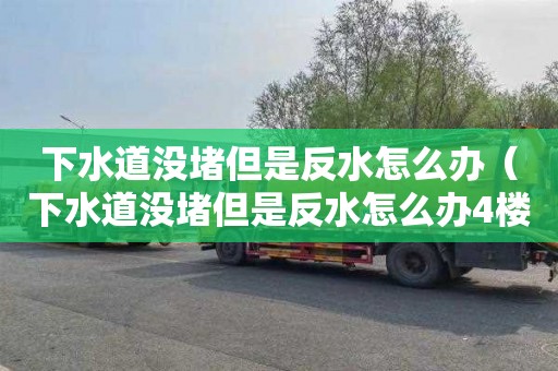 下水道没堵但是反水怎么办（下水道没堵但是反水怎么办4楼）
