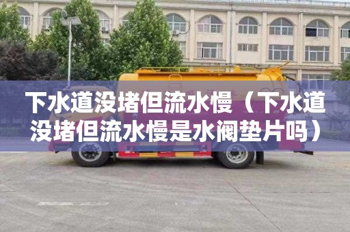 下水道没堵但流水慢（下水道没堵但流水慢是水阀垫片吗）