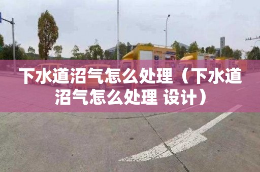 下水道沼气怎么处理（下水道沼气怎么处理 设计）