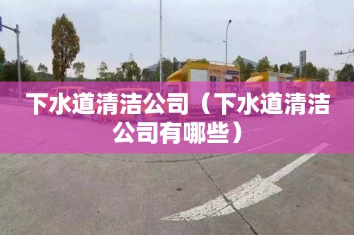 下水道清洁公司（下水道清洁公司有哪些）