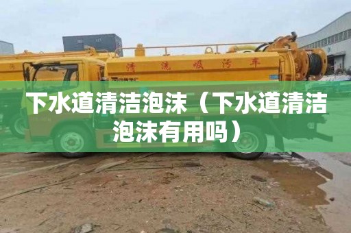 下水道清洁泡沫（下水道清洁泡沫有用吗）