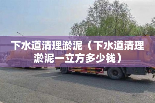 下水道清理淤泥（下水道清理淤泥一立方多少钱）