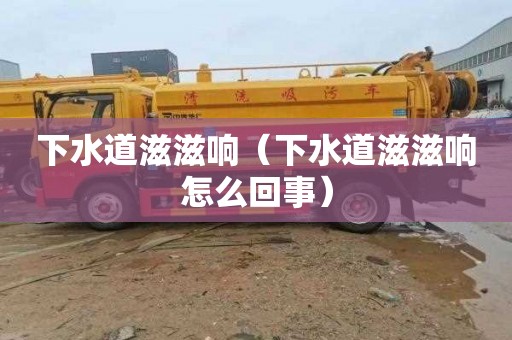 下水道滋滋响（下水道滋滋响怎么回事）