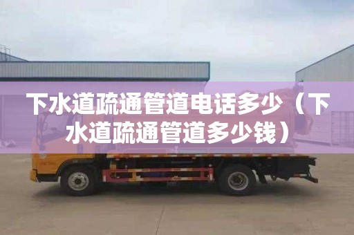 下水道疏通管道电话多少（下水道疏通管道多少钱）