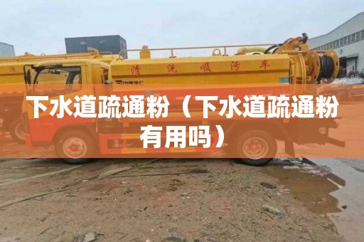 下水道疏通粉（下水道疏通粉有用吗）