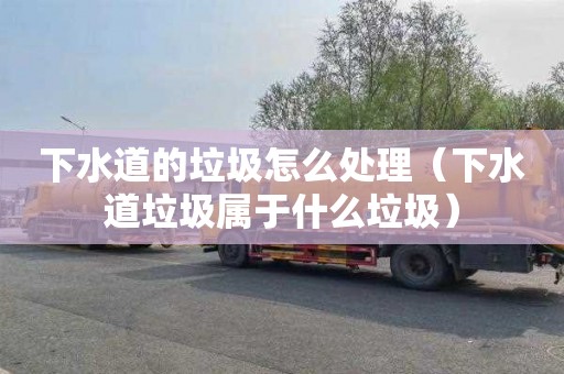 下水道的垃圾怎么处理（下水道垃圾属于什么垃圾）