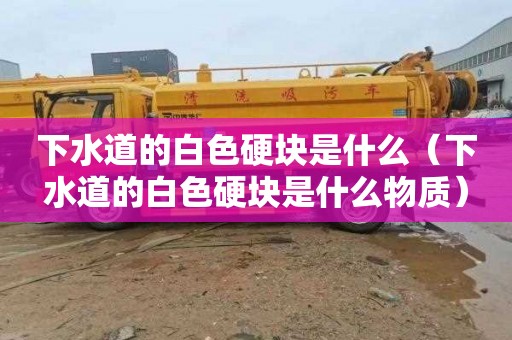 下水道的白色硬块是什么（下水道的白色硬块是什么物质）