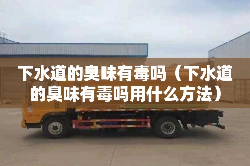 下水道的臭味有毒吗（下水道的臭味有毒吗用什么方法）