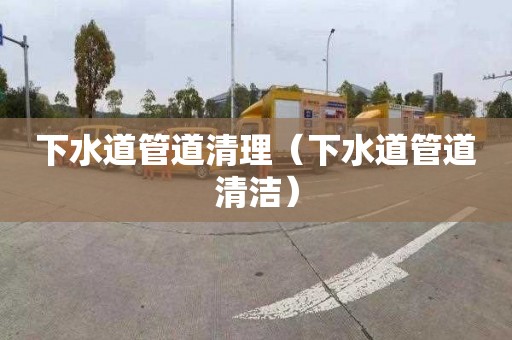 下水道管道清理（下水道管道清洁）