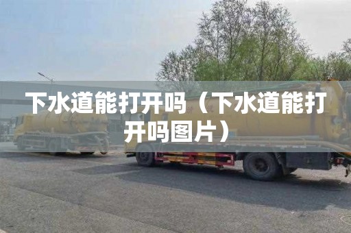 下水道能打开吗（下水道能打开吗图片）