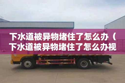 下水道被异物堵住了怎么办（下水道被异物堵住了怎么办视频）