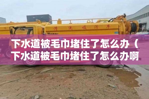 下水道被毛巾堵住了怎么办（下水道被毛巾堵住了怎么办啊）