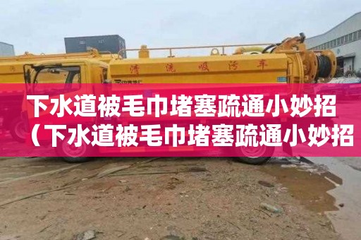 下水道被毛巾堵塞疏通小妙招（下水道被毛巾堵塞疏通小妙招图片）