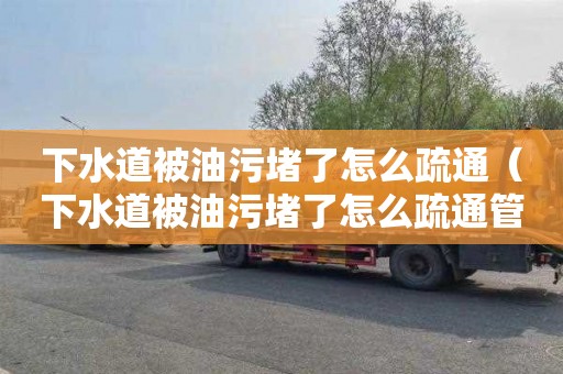 下水道被油污堵了怎么疏通（下水道被油污堵了怎么疏通管道）