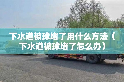 下水道被球堵了用什么方法（下水道被球堵了怎么办）