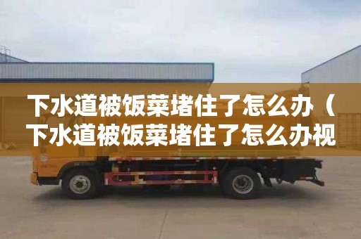 下水道被饭菜堵住了怎么办（下水道被饭菜堵住了怎么办视频）