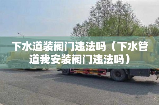 下水道装阀门违法吗（下水管道我安装阀门违法吗）