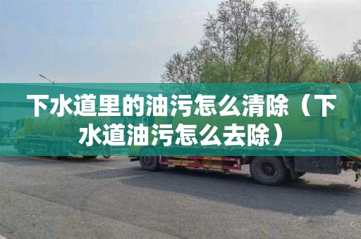 下水道里的油污怎么清除（下水道油污怎么去除）