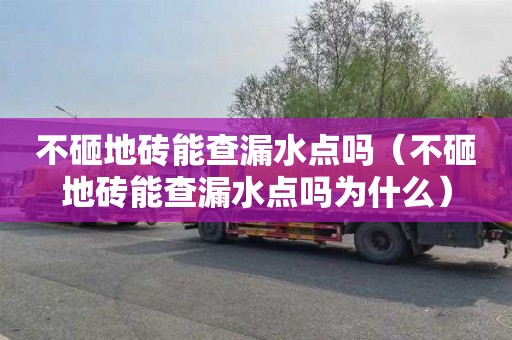 不砸地砖能查漏水点吗（不砸地砖能查漏水点吗为什么）