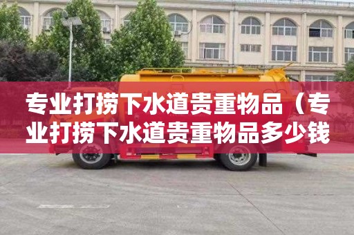 专业打捞下水道贵重物品（专业打捞下水道贵重物品多少钱）