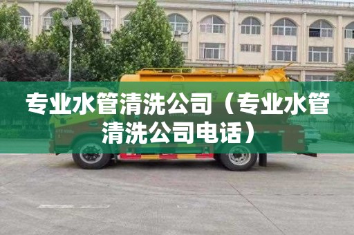 专业水管清洗公司（专业水管清洗公司电话）
