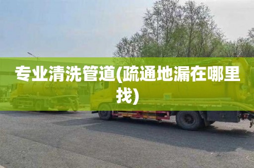 专业清洗管道(疏通地漏在哪里找)