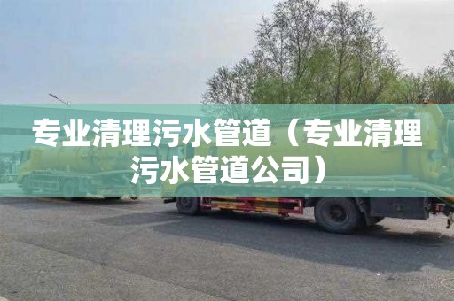 专业清理污水管道（专业清理污水管道公司）
