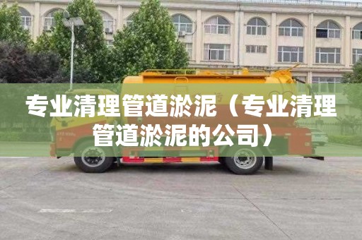 专业清理管道淤泥（专业清理管道淤泥的公司）
