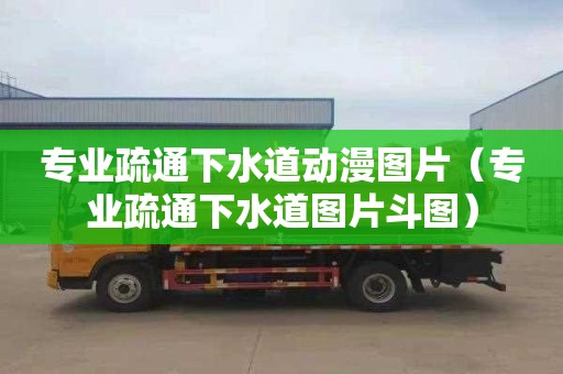 专业疏通下水道动漫图片（专业疏通下水道图片斗图）