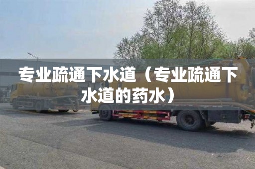 专业疏通下水道（专业疏通下水道的药水）
