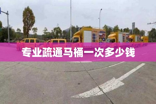 专业疏通马桶一次多少钱