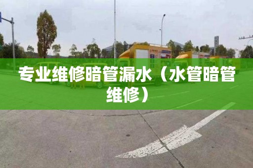 专业维修暗管漏水（水管暗管维修）