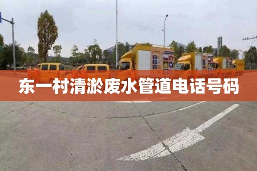 东一村清淤废水管道电话号码