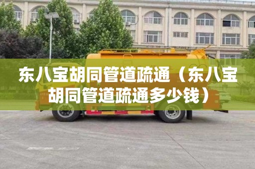 东八宝胡同管道疏通（东八宝胡同管道疏通多少钱）